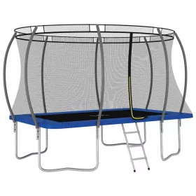 Négyszögű trambulinszett 335 x 244 x 90 cm 150 kg