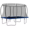 Négyszögű trambulinszett 335 x 244 x 90 cm 150 kg