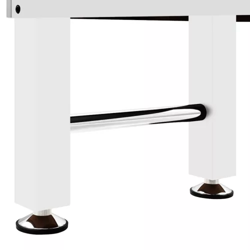 Fehér acél csocsóasztal 60 kg 140 x 74,5 x 87,5 cm