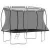 Négyszögű trambulinszett 335 x 244 x 90 cm 150 kg