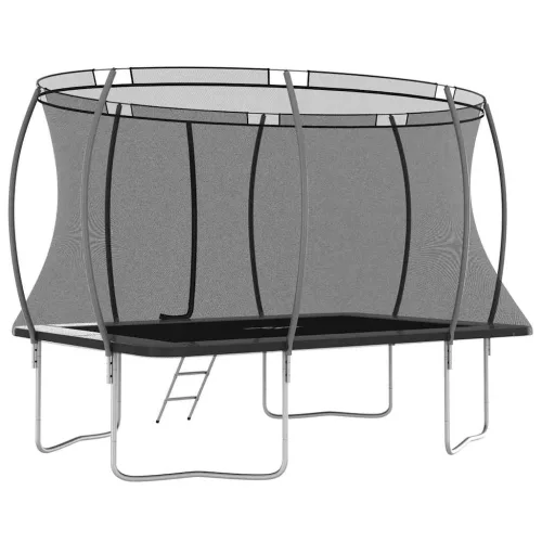 Négyszögű trambulinszett 335 x 244 x 90 cm 150 kg