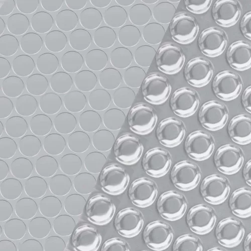 Ezüst polietilén medencetakaró 549 x 274 cm
