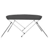 Antracitszürke kétágú bimini tető 150 x 120 x 110 cm