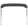 Antracitszürke háromágú bimini tető 183 x 140 x 137 cm