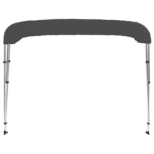 Antracitszürke háromágú bimini tető 183 x 180 x 137 cm