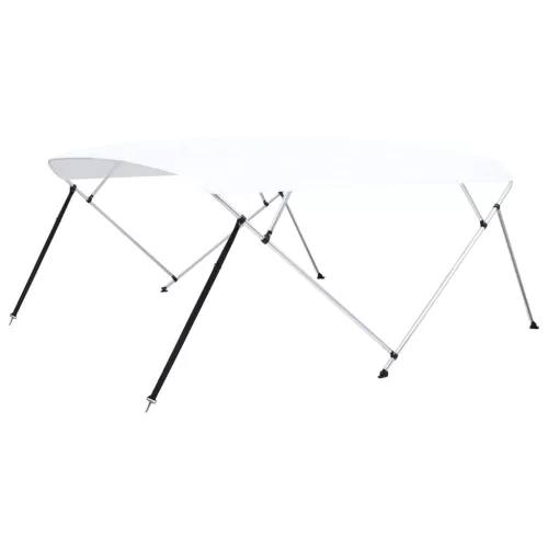 Fehér négyágú bimini tető 243 x (230-244) x 137 cm