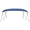 Tengerészkék négyágú bimini tető 243 x (230-244) x 137 cm
