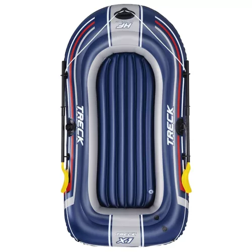 Bestway Hydro-Force kék felfújható csónak evezőkkel és pumpával