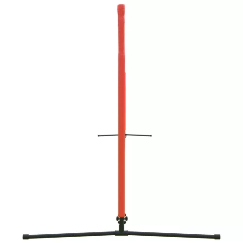 Fekete és piros poliészter teniszháló 600x100x87 cm