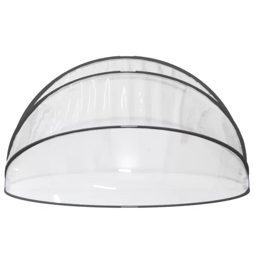 Kerek PVC medencekupola 406x203 cm