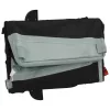 Fekete-szürke vas kerékpár-utánfutó 30 kg