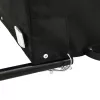 Fekete-narancssárga vas kerékpár-utánfutó 30 kg