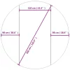 Világosszürke poliészter geotextília medencealátét Ø 306 cm