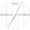 Világosszürke poliészter geotextília medencealátét Ø 550 cm