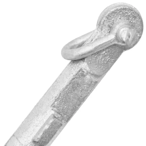 Ezüst összecsukható tűzihorganyzott öntöttvas horgony 0,7 kg