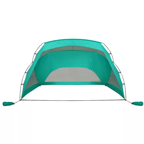 Tengerzöld 185T poliészter strandsátor 274 x 178 x 170/148 cm