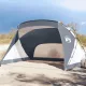 Szürke 185T poliészter strandsátor 274 x 178 x 170/148 cm