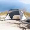 Szürke 185T poliészter strandsátor 274 x 178 x 170/148 cm