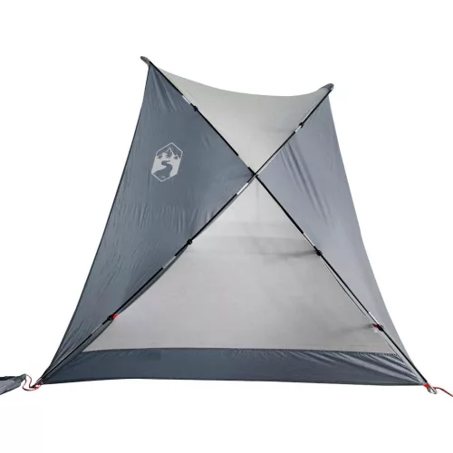 Szürke 185T poliészter strandsátor 274 x 178 x 170/148 cm