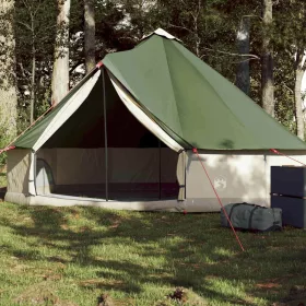 6 személyes zöld vízálló tipi családi sátor