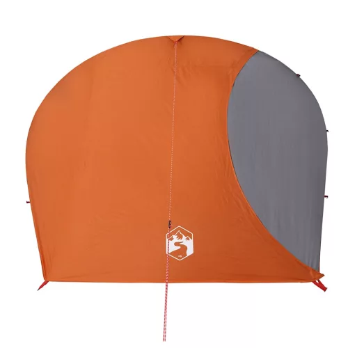 4 személyes narancssárga vízálló kupolás kempingsátor
