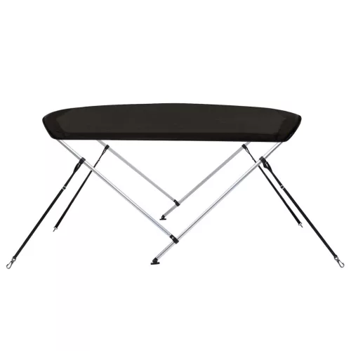 Fekete kétágú bimini tető 180 x 130 x 110 cm