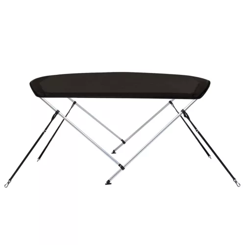 Fekete kétágú bimini tető 180 x 150 x 110 cm