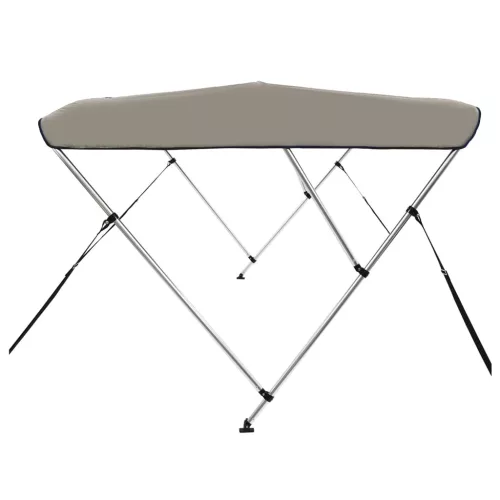 Szürke háromágú bimini tető 183 x 160 x 137 cm