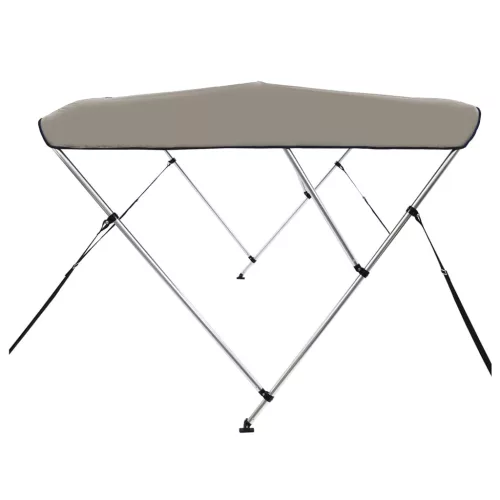 Szürke háromágú bimini tető 183 x 196 x 137 cm