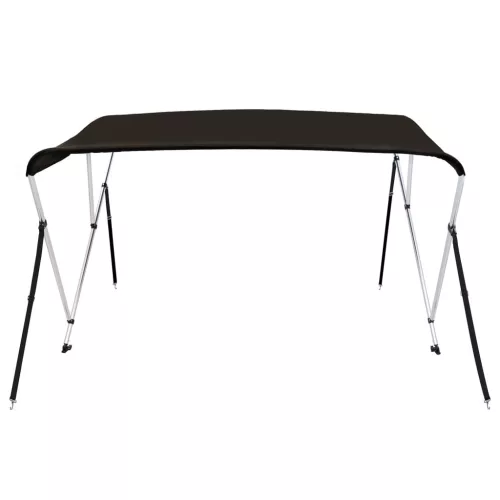 Fekete háromágú bimini tető 183 x 160 x 137 cm