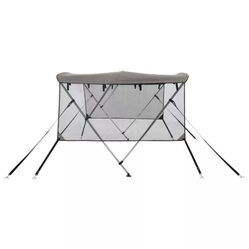 Háromágú bimini tető hálós oldalfalakkal 183x(137-152)x137 cm