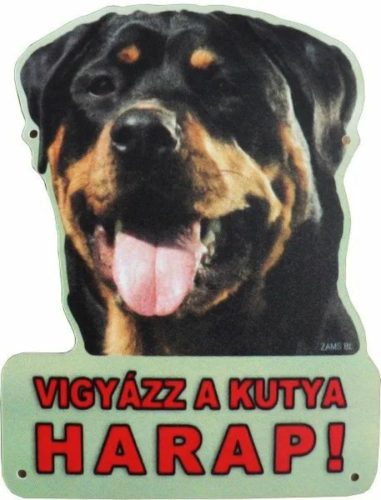 Kutya Harap Tábla Formázott (többféle)