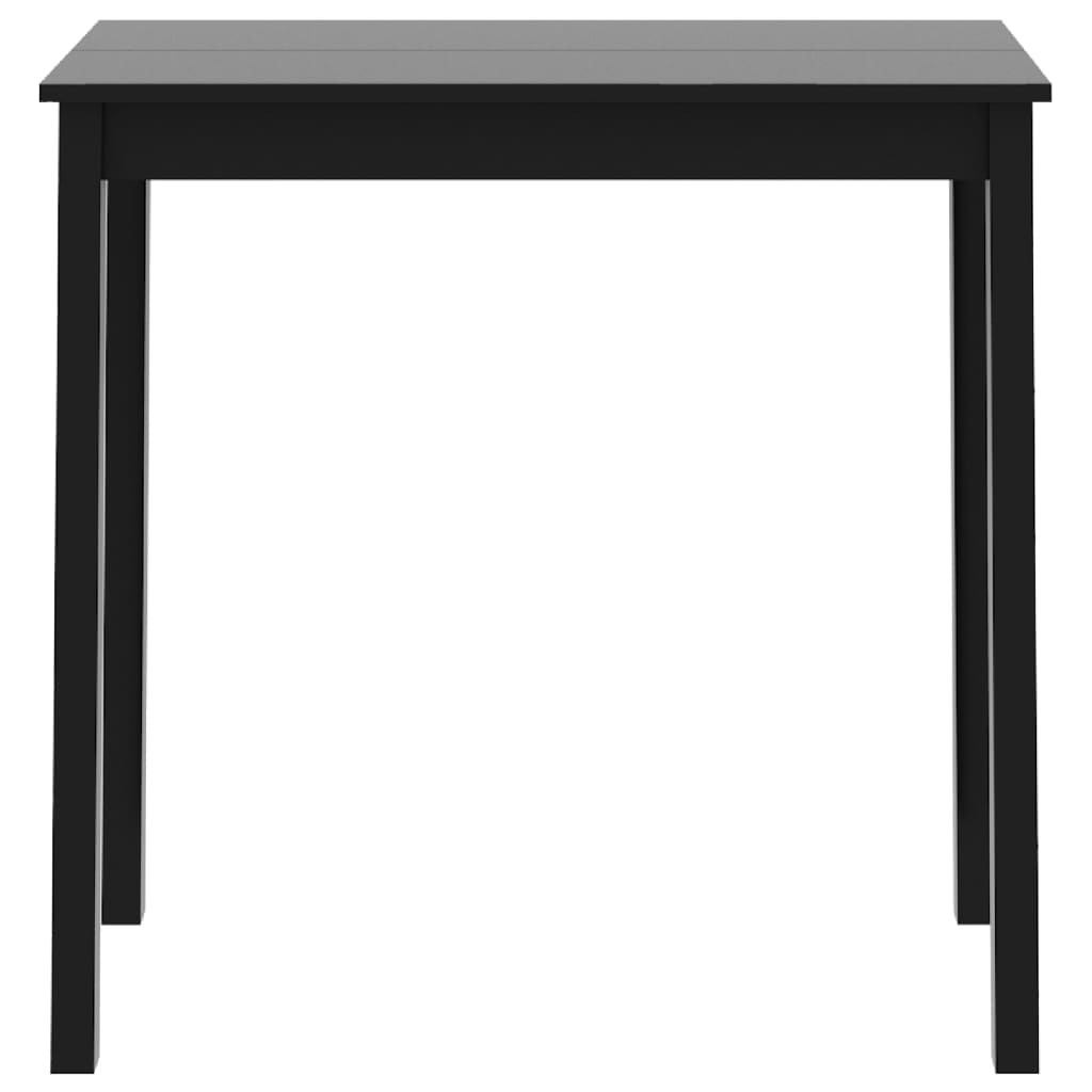 Fekete MDF bárasztal 115 x 55 x 107 cm