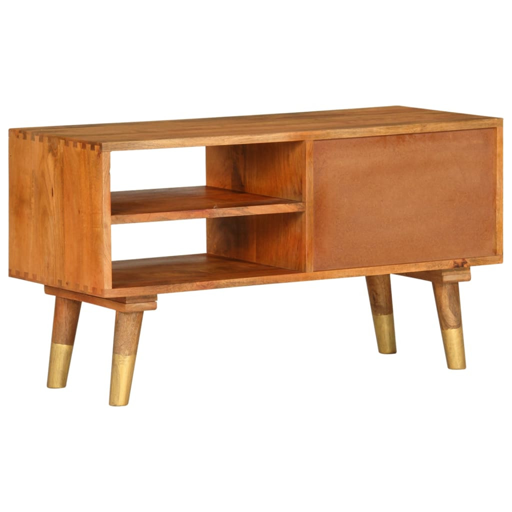 Tömör mangófa TV-szekrény 85 x 35 x 47 cm