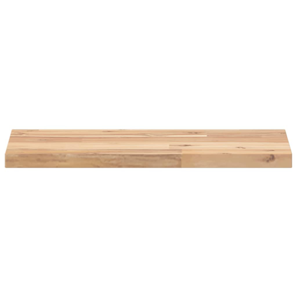 2 db kezeletlen tömör akácfa függőpolc 60 x 20 x 2 cm