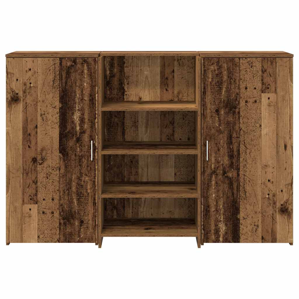 Recepciós pult antik fa 155x50x103,5 cm szerelt fa