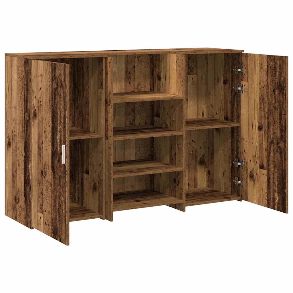 Recepciós pult antik fa 155x50x103,5 cm szerelt fa