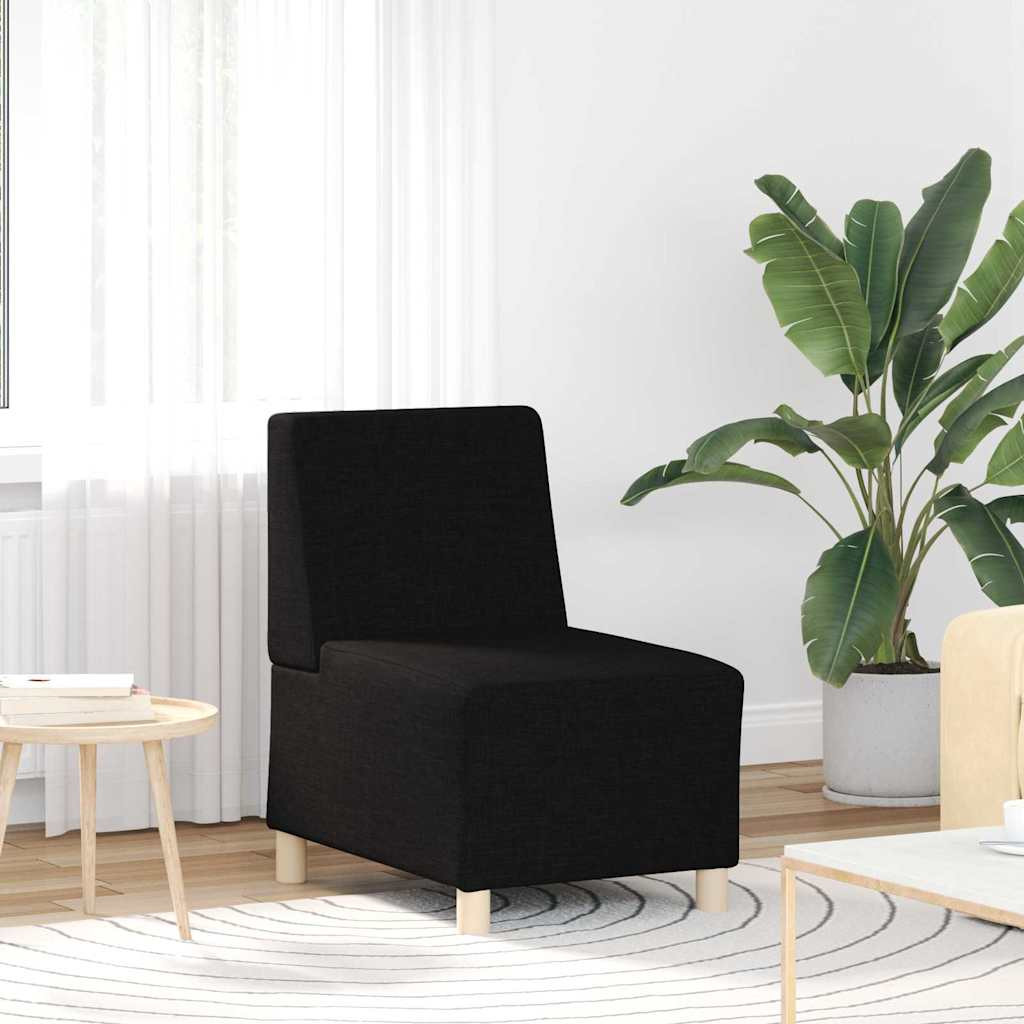Karfa Nélküli Modularis Kanapé Egység 3 pcs Fekete