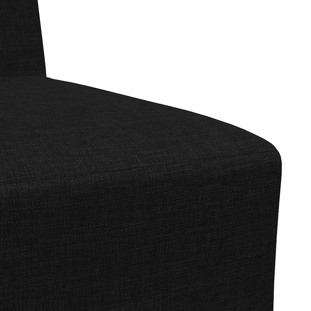 Karfa Nélküli Modularis Kanapé Egység 3 pcs Fekete