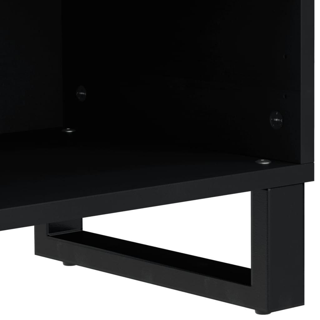 Tömör mangó- és szerelt fa TV-szekrény 80 x 33 x 46 cm