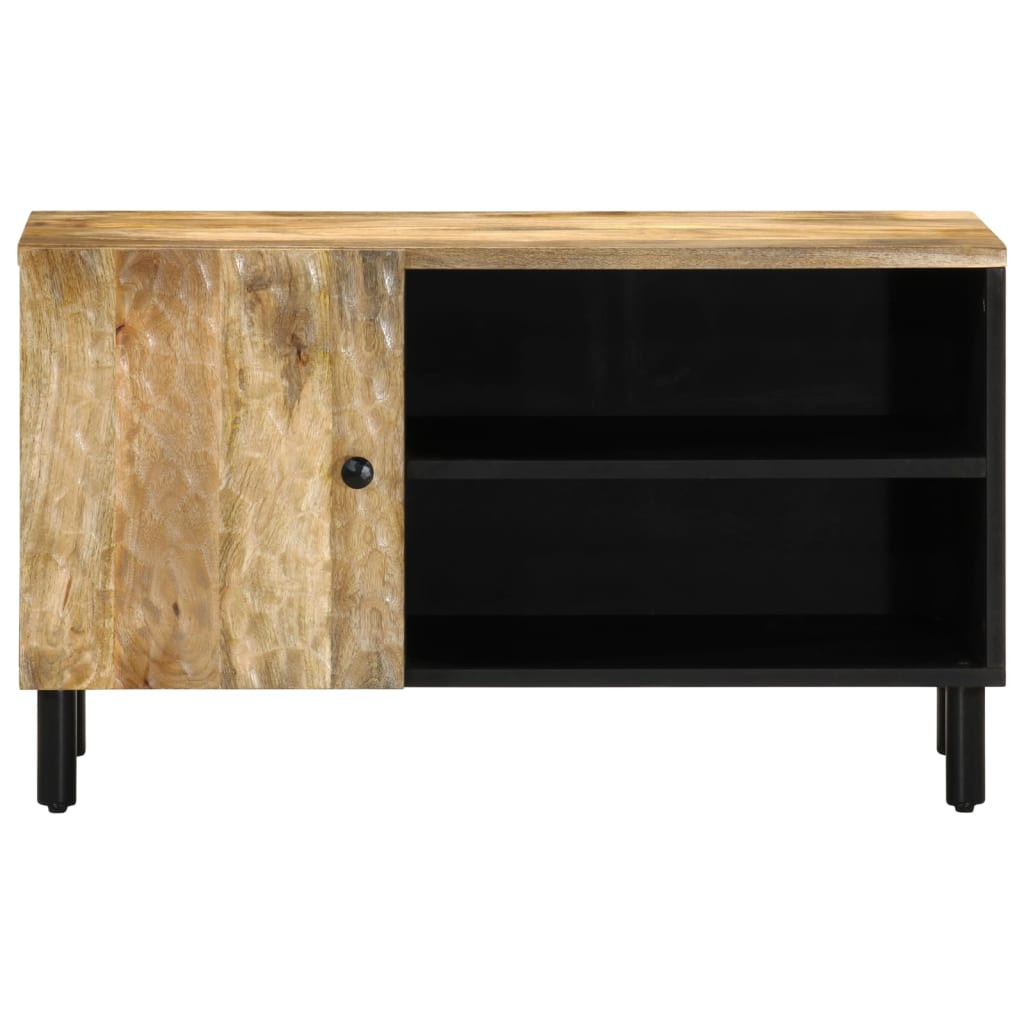 Tömör mangófa TV-szekrény 80 x 31 x 46 cm
