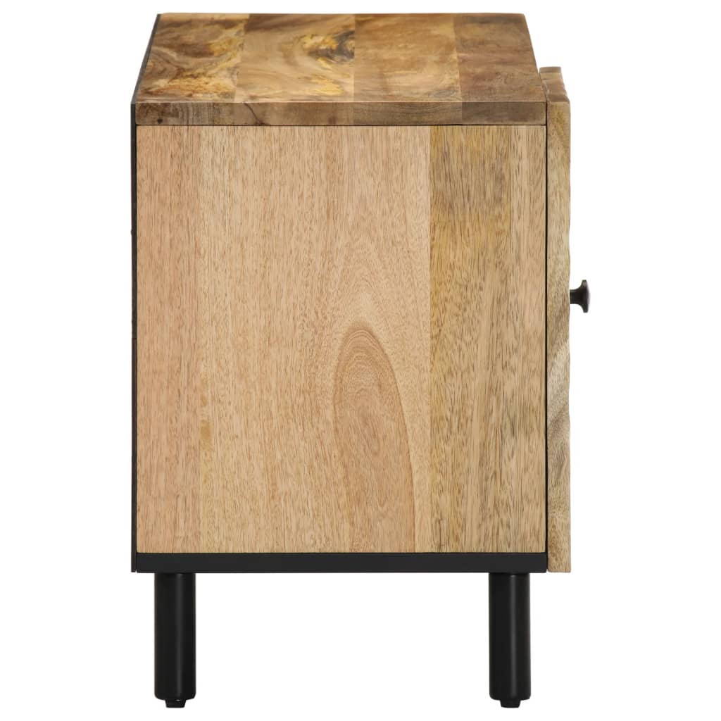 Tömör mangófa TV-szekrény 80 x 31 x 46 cm