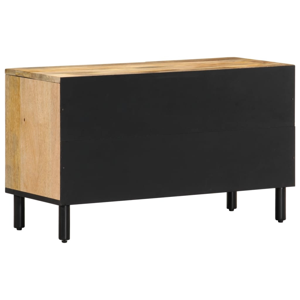 Tömör mangófa TV-szekrény 80 x 31 x 46 cm