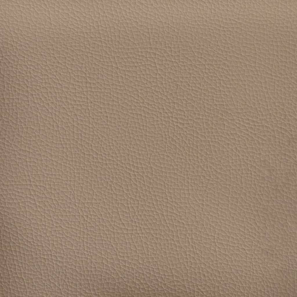 Kávészínű műbőr Chesterfield kanapéfotel