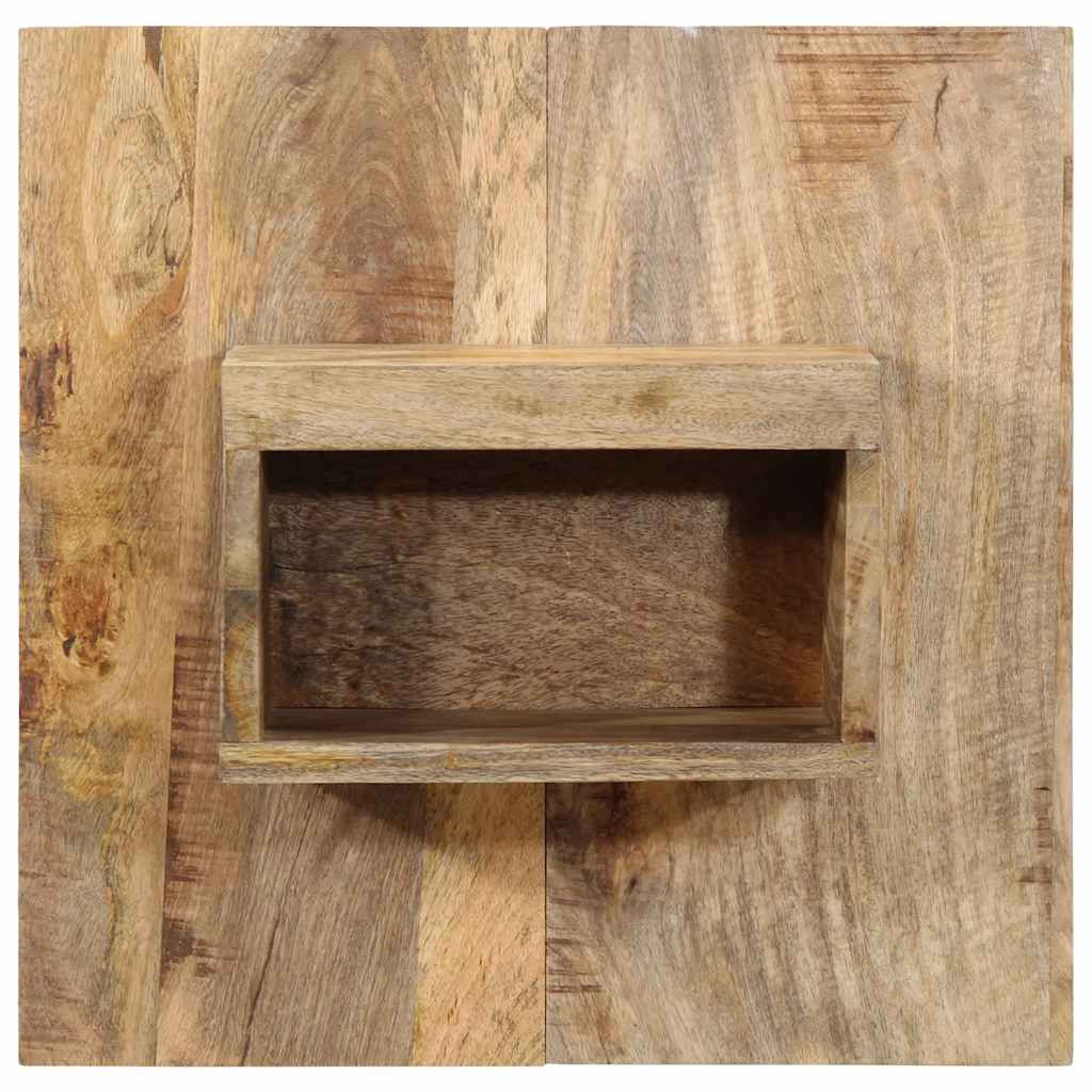 Éjjeli szekrény 50x27x50 cm tömör durva fa mangó Éjjeli szekrény 50x27x50 cm tömör durva fa mangó