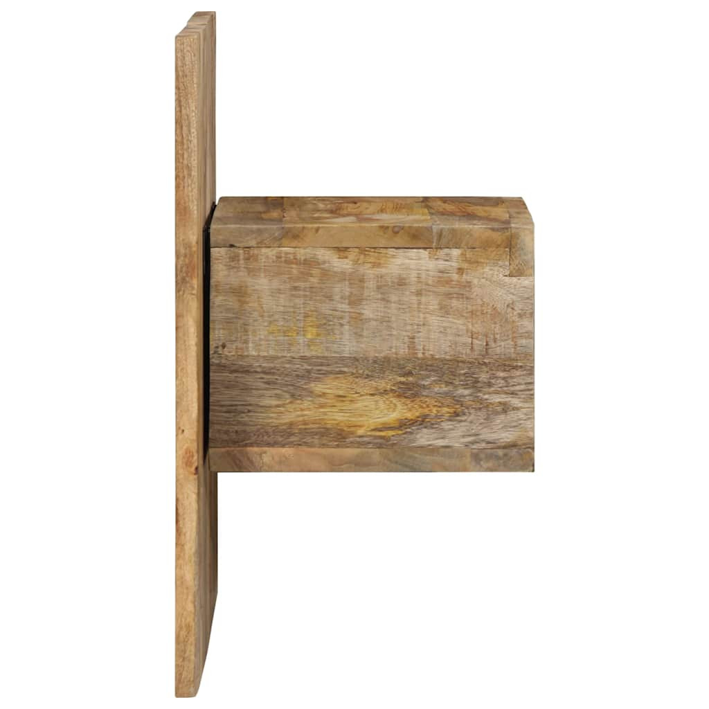 Éjjeli szekrény 50x27x50 cm tömör durva fa mangó Éjjeli szekrény 50x27x50 cm tömör durva fa mangó