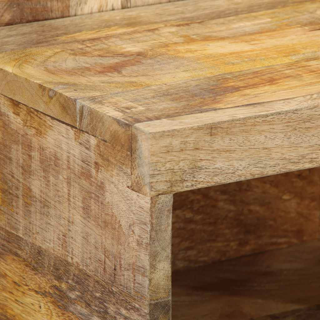 Éjjeli szekrény 50x27x50 cm tömör durva fa mangó Éjjeli szekrény 50x27x50 cm tömör durva fa mangó