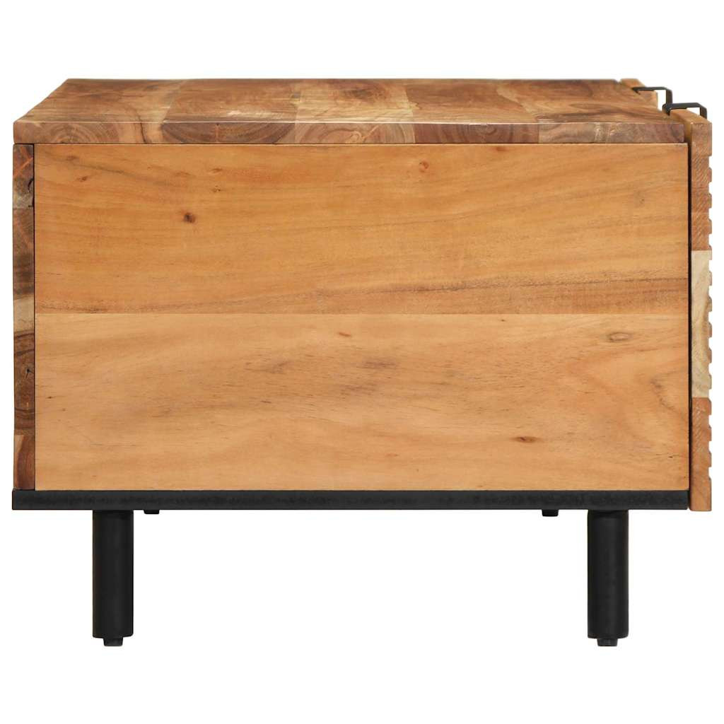 Dohányzóasztal Barna 100 x 54 x 40 cm tömör akácfa