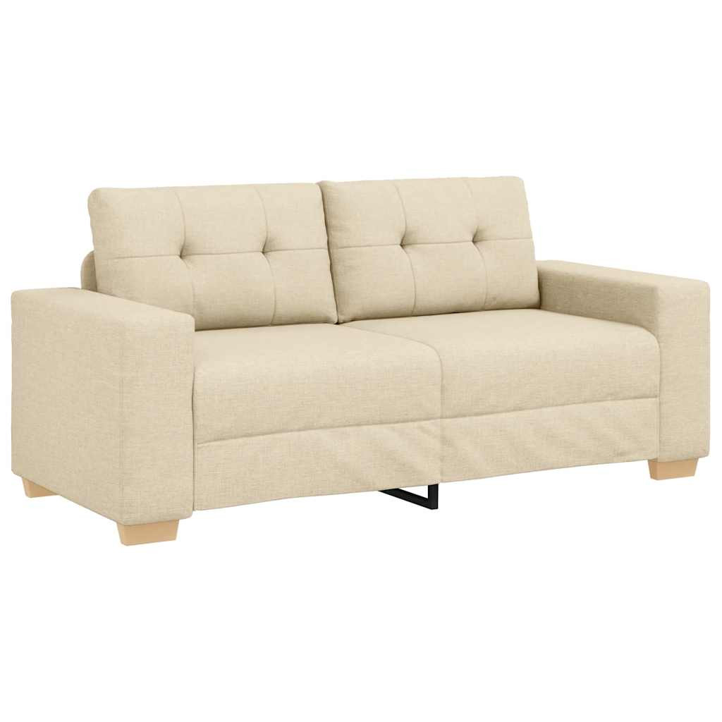 Krém szövet loveseat kanapé 140 cm