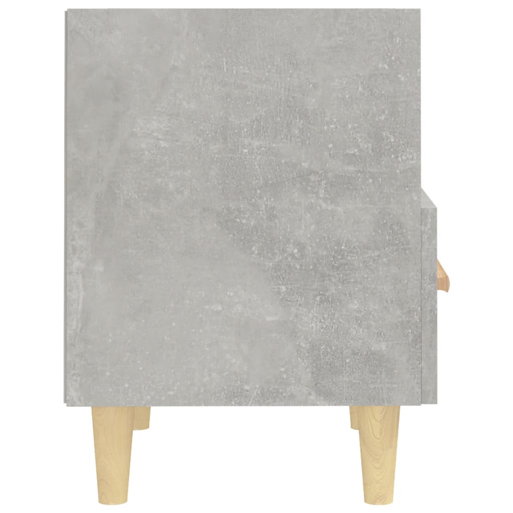 2 db betonszürke éjjeliszekrény 40x35x47 cm